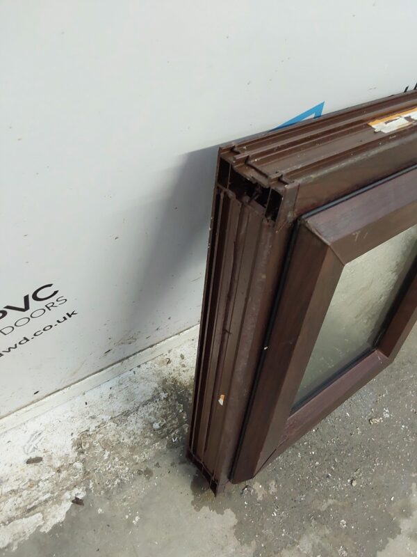 Used Rosewood Upvc Window 480mm x 405mm W0504 - Image 3