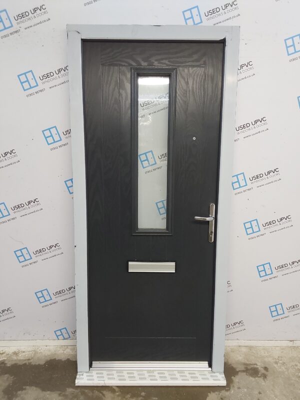 Brand New Anthracite Grey Composite Front Door 935mm x 2100mm C1ND56