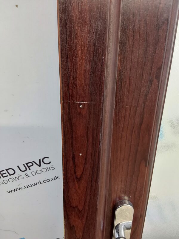 Used Rosewood Upvc Front Door 940mm x 2060mm 0245 - Image 7