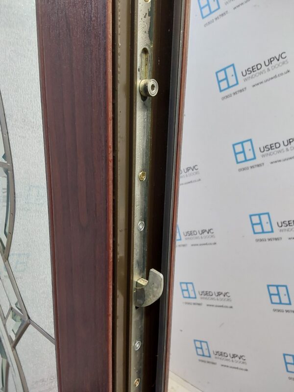 Used Rosewood Upvc Front Door 1010mm x 2040mm 0044 - Image 5