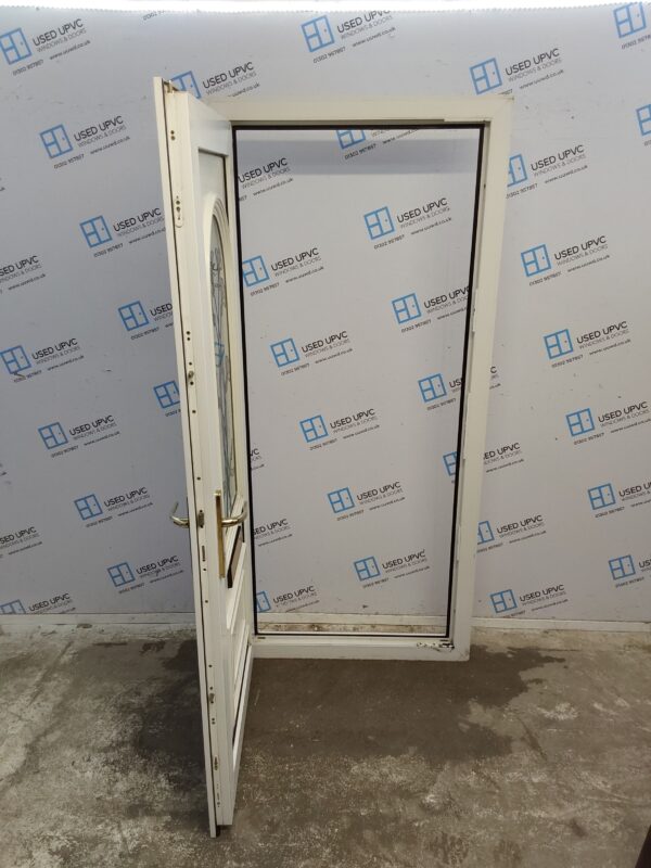 Used White Upvc Front Door 930mm x 2025mm C11D55 - Image 3