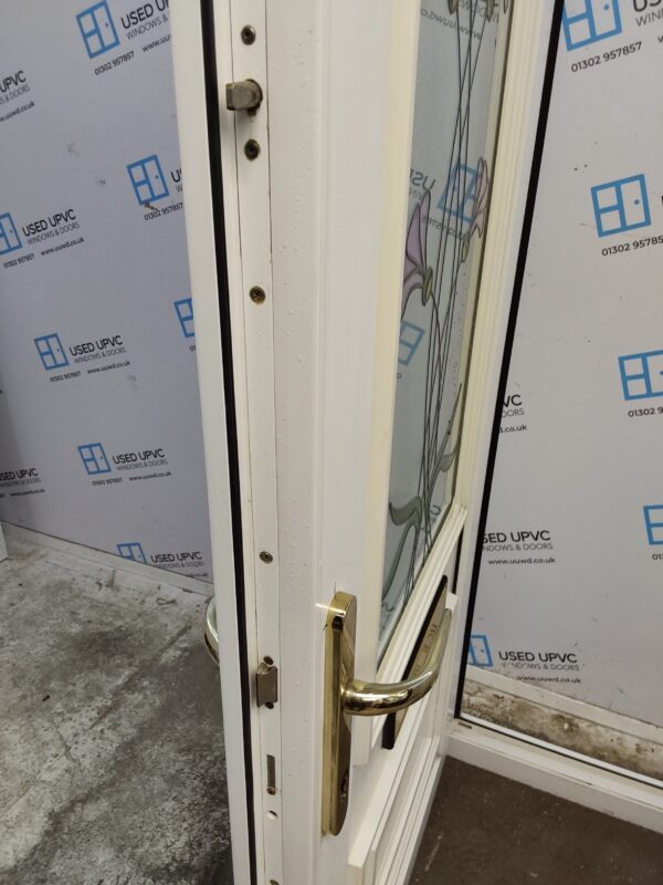 Used White Upvc Front Door 930mm x 2025mm C11D55 - Image 5