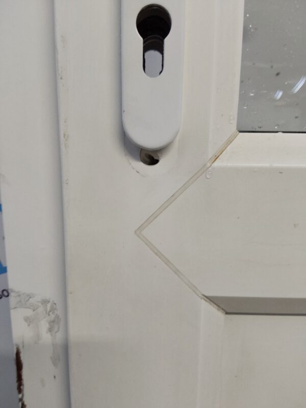 Used White Upvc Back Door (outwards opening) 820mm x 2030mm C12D44 - Image 4