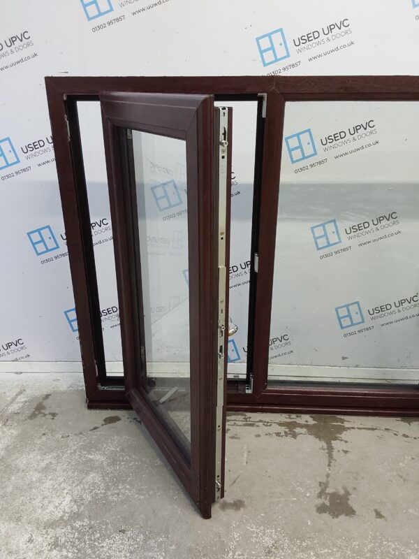 Used Rosewood Upvc Window 1755mm x 1050mm LW0008 - Image 6