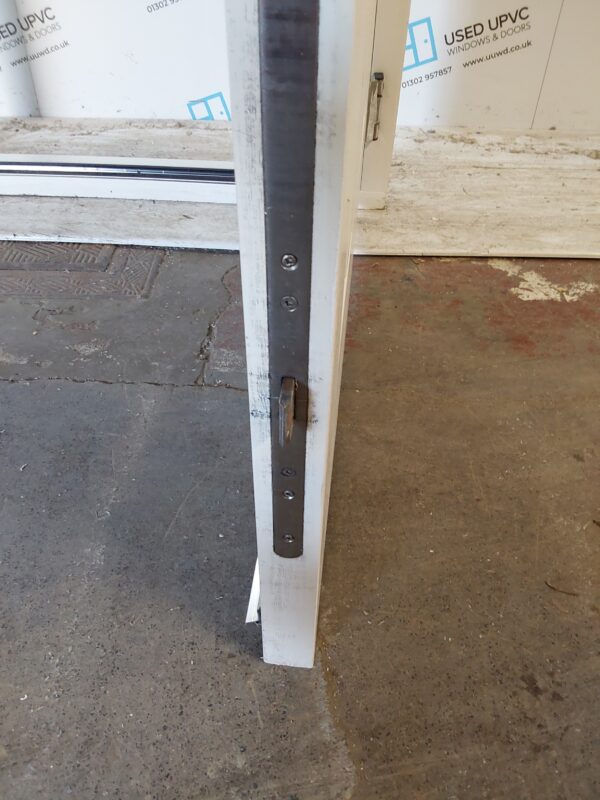 Used Black Composite Front Door And Toplight 1000mm x 2535mm 0722 - Image 6