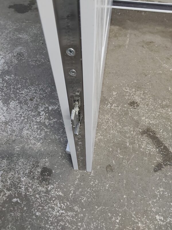 Brand New White Composite Back Door Outwards Opening 900mm x 2060mm (Reduce To 885mm) ND51 - Image 5