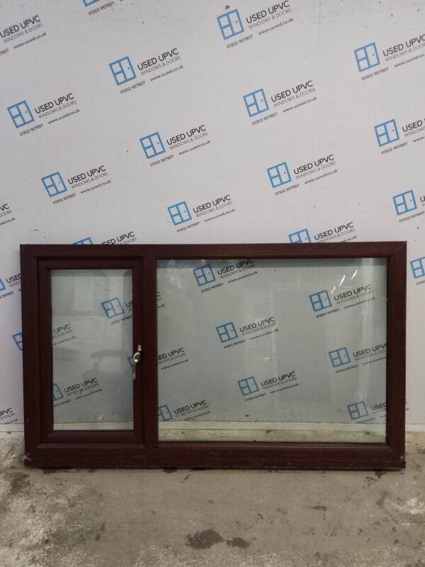 Used Rosewood Upvc Window 1800mm x 1060mm C3W044 - Image 2