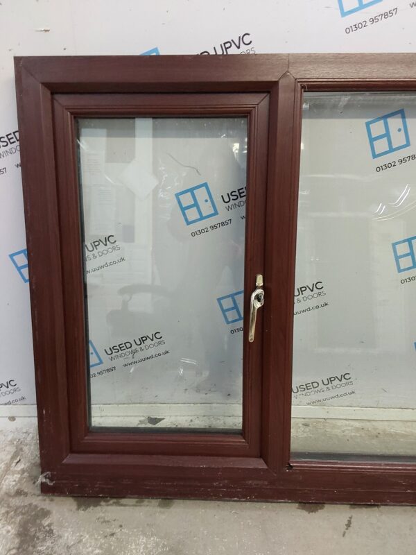 Used Rosewood Upvc Window 1800mm x 1060mm C3W044 - Image 8