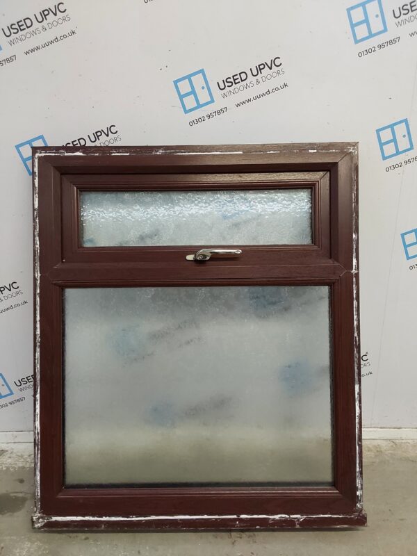 Used Rosewood Upvc Window 910mm x 1070mm LW0115 - Image 2