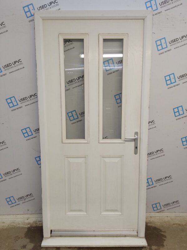 Used White Composite Door 995mm x 2110mm 0485