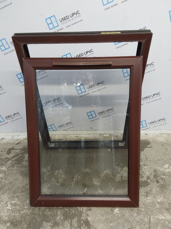 Used Rosewood Upvc Window 900mm x 1175mm LW0123 - Image 3