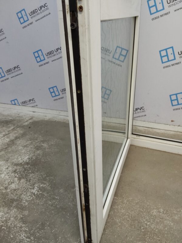 Used White Upvc Back Door 845mm x 2100mm 0569 - Image 6