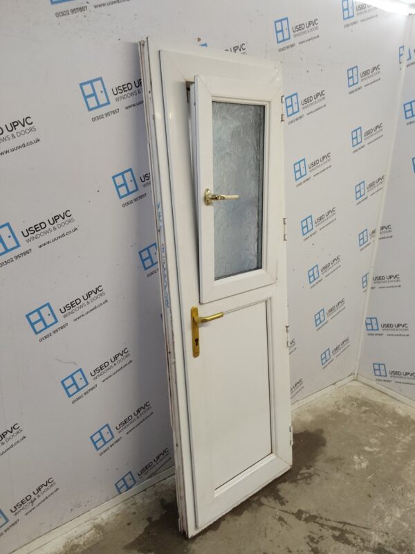 Used White Upvc Stable Door 710mm x 2020mm 0770 - Image 3
