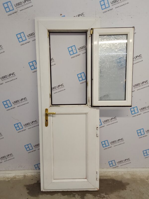 Used White Upvc Stable Door 710mm x 2020mm 0770 - Image 4