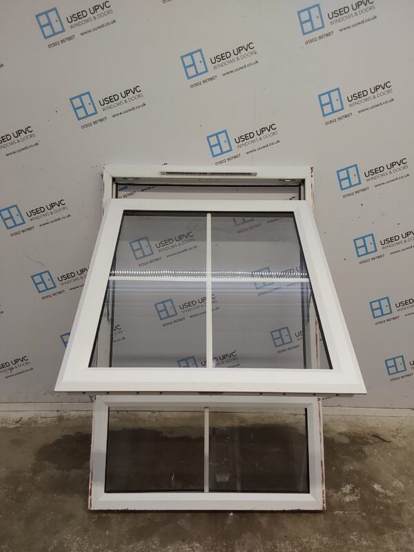 Used White Upvc Window 905mm x 1385mm C4A001 - Image 2