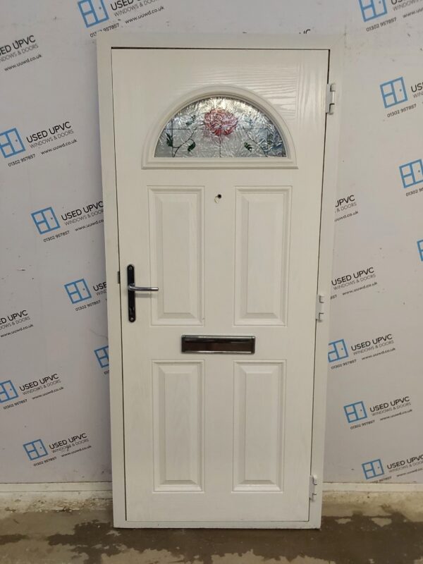 Used White Composite Front Door 915mm x 2035mm C11D29 - Image 2