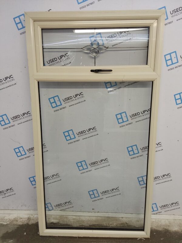 Used Cream Upvc Window 990mm x 1860mm C3W050 - Image 2