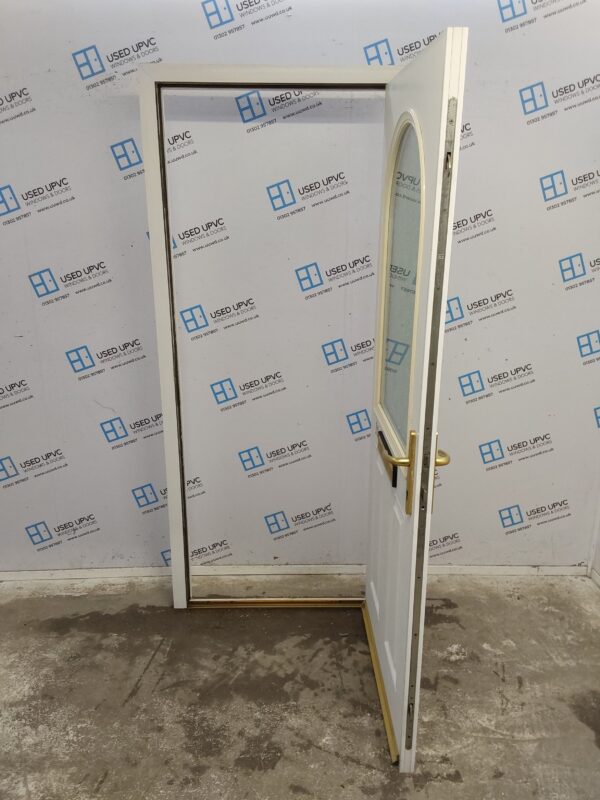 Used White Composite Front Door 905mm x 2060mm C7D009 - Image 3