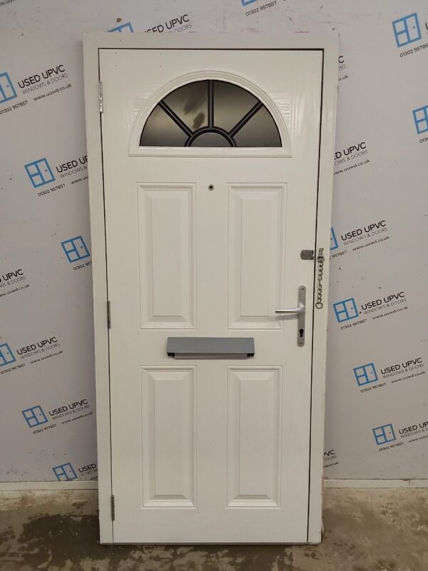 Used Black Composite Front Door 915mm x 2000mm 0020 - Image 2