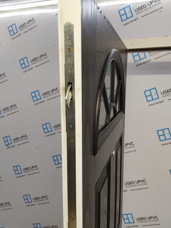 Used Black Composite Front Door 915mm x 2000mm 0020 - Image 4