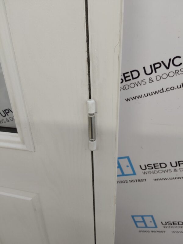 Used White Composite Back Door 1010mm x 2090mm C10D36 - Image 5