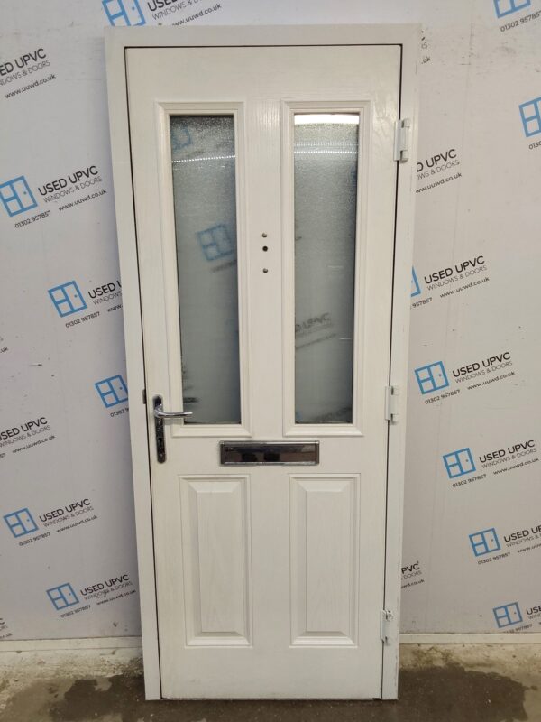 Used Anthracite Grey Composite Front Door 840mm x 2070mm C11D60 - Image 2