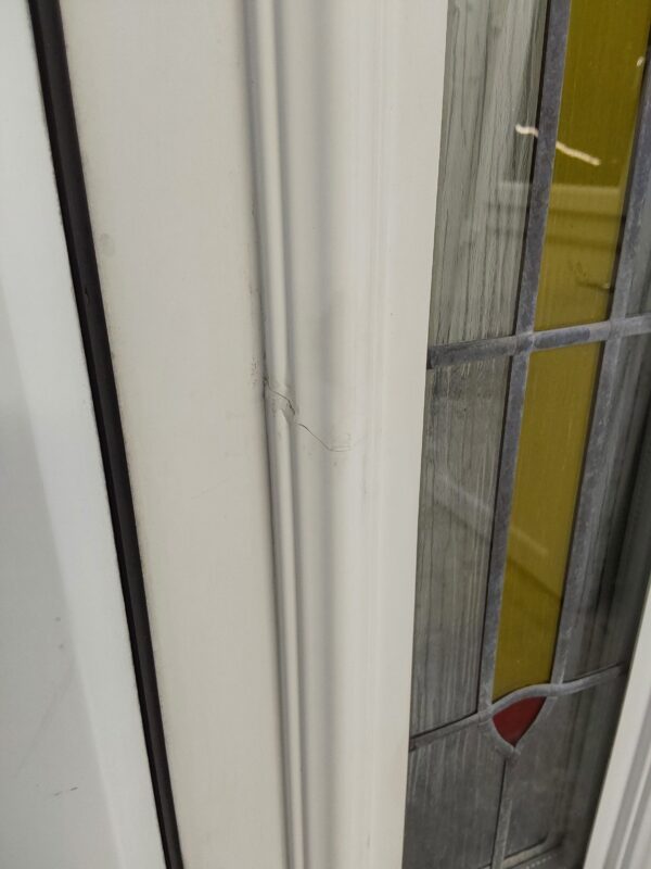 Used White Upvc Front Door 895mm x 2065mm C7D038 - Image 4