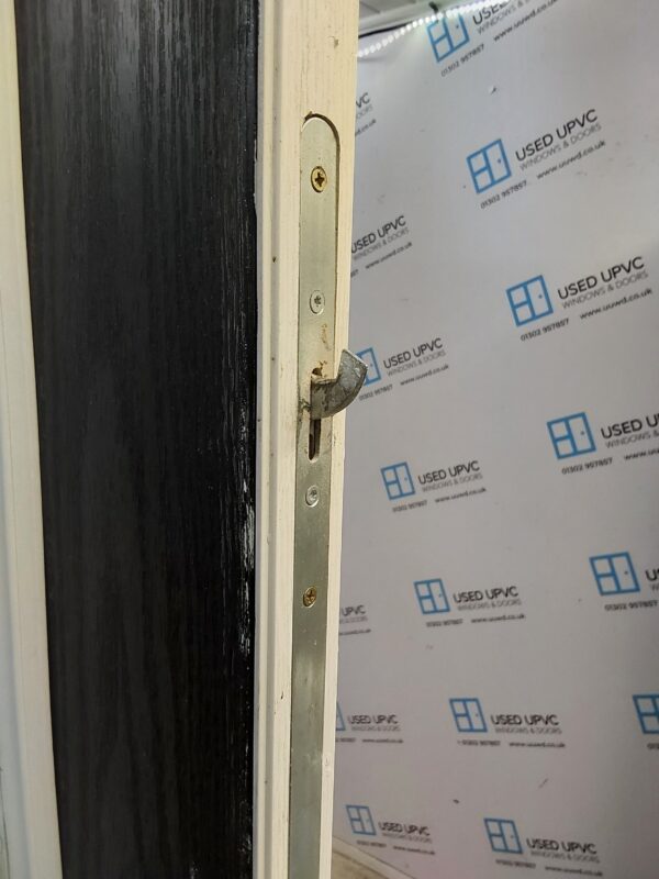 Used Black Composite Door 990mm x 2095mm 0605 - Image 4