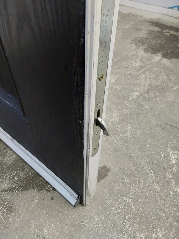 Used Black Composite Door 990mm x 2095mm 0605 - Image 6