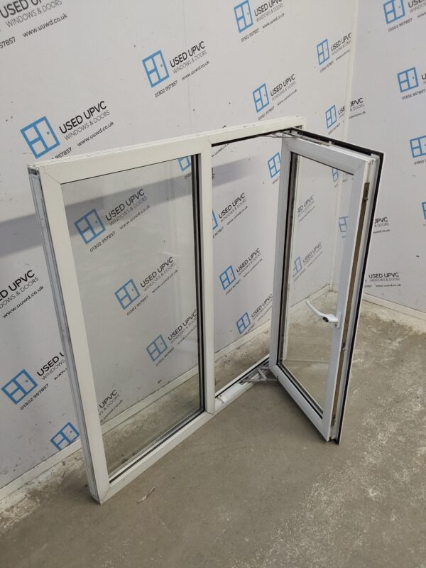 Used White Upvc Window 1130mm x 1175mm C2A009 - Image 3