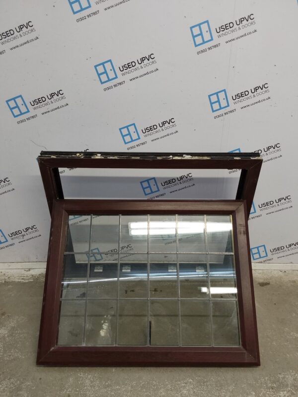 Used Rosewood Upvc Window 1060mm x 845mm C2A004 - Image 2