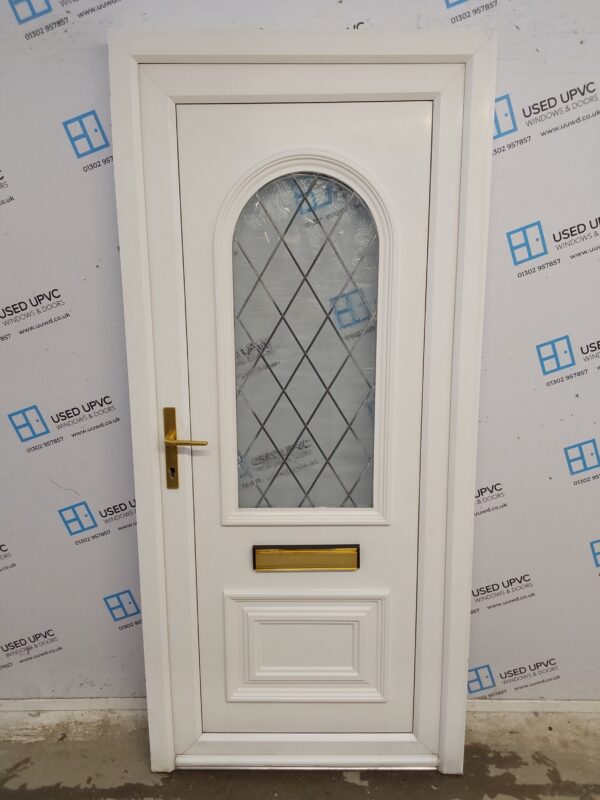 Used White Upvc Front Door 920mm x 2035mm 0706