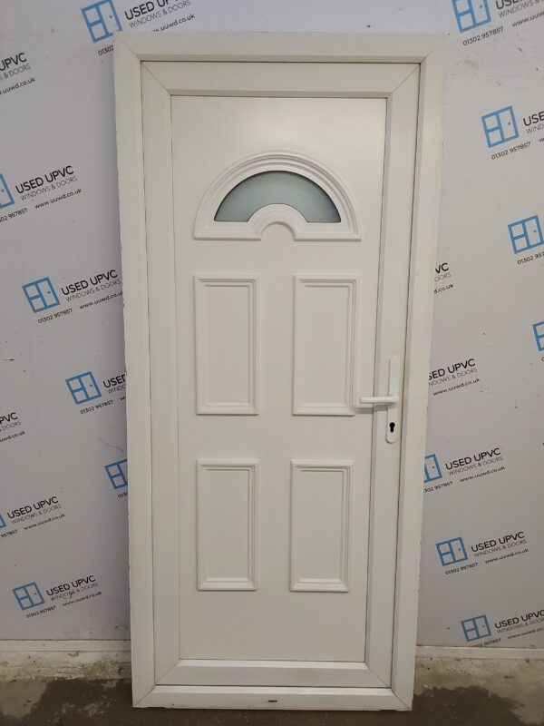 Used White Upvc Back Door 920mm x 2065mm C7D033