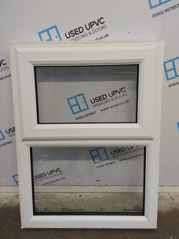 Used White Upvc Window 665mm x 885mm W0345