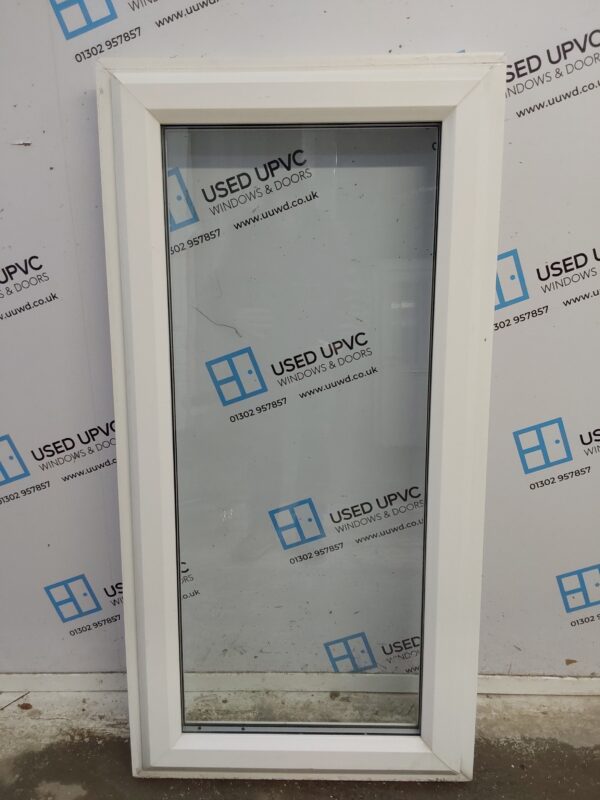 Used White Upvc Window 625mm x 1235mm C4W156