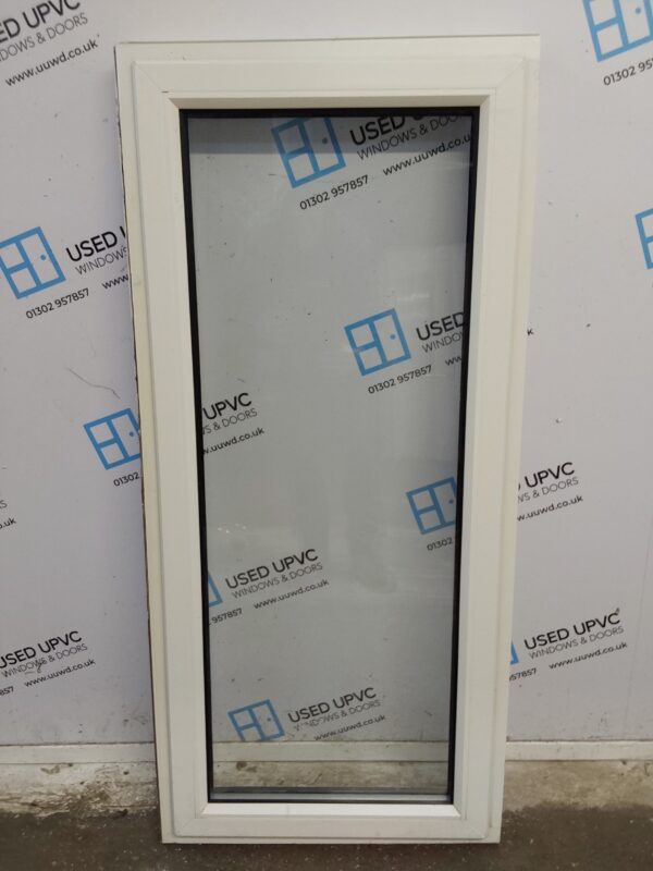 Used White Upvc Window 615mm x 1340mm C4W157