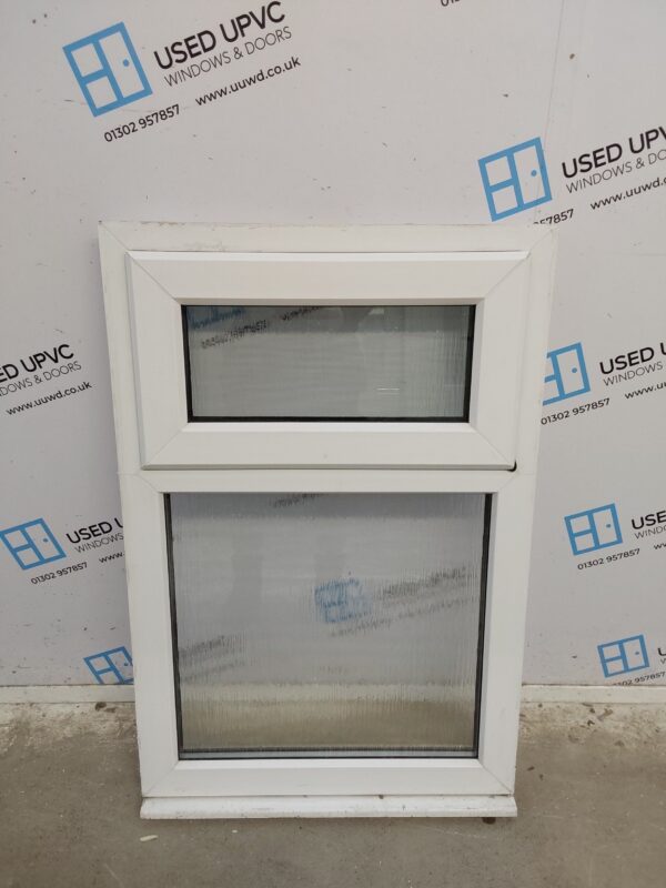 Used White Upvc Window 665mm x 1010mm C2114