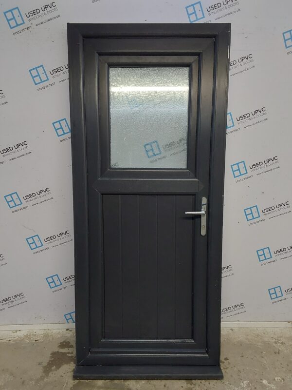 Used Anthracite Grey Upvc Stable Door 920mm x 2085mm (Reduce To 890mm) 0319