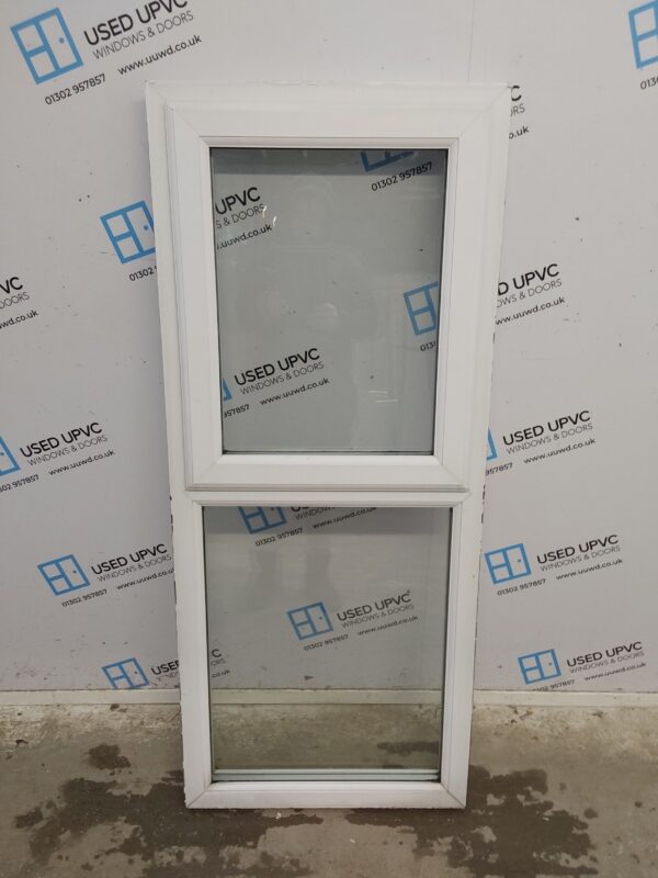 Used White Upvc Window 620mm x 1460mm W0479