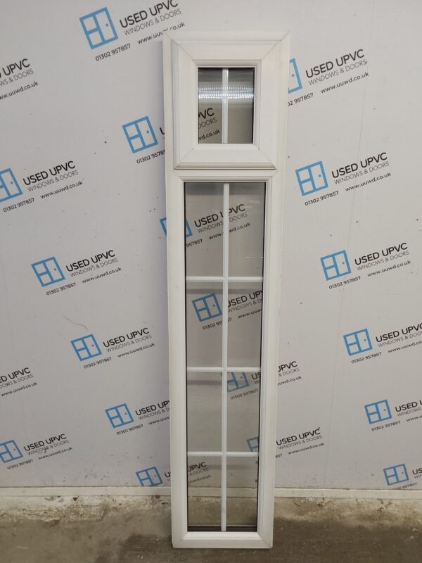 Used White Upvc Side Panel 380mm x 1800mm SP032