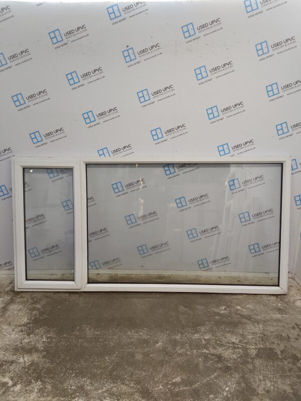 Used White Upvc Window 2385mm x 1190mm LW0053