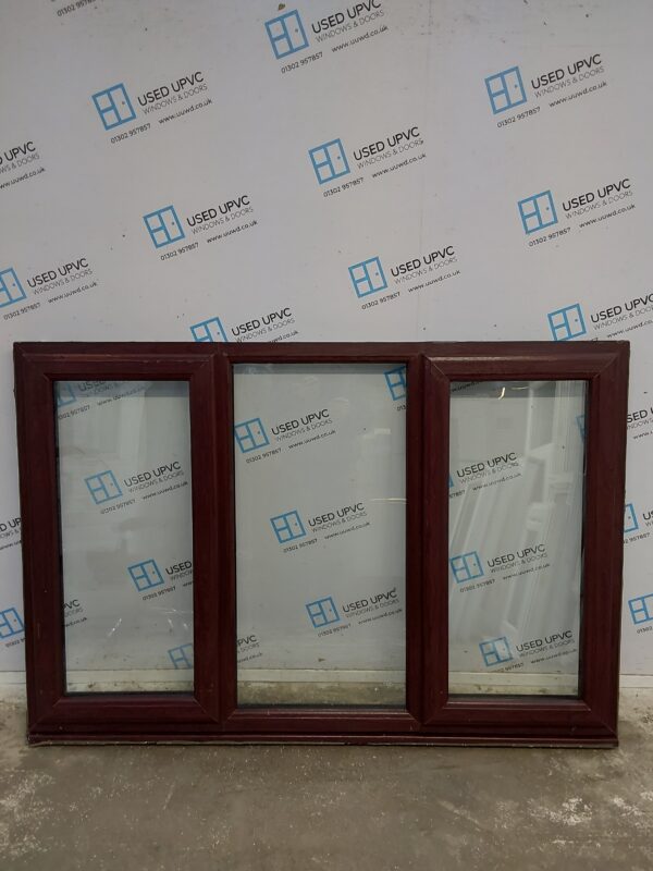 Used Rosewood Upvc Window 1755mm x 1175mm LW0016