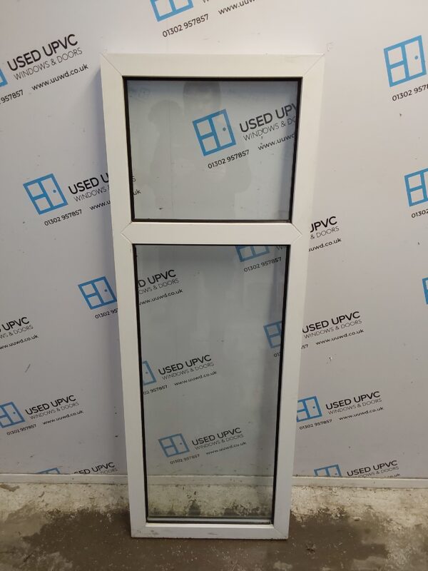 Used White Upvc Window 530mm x 1480mm C4W015