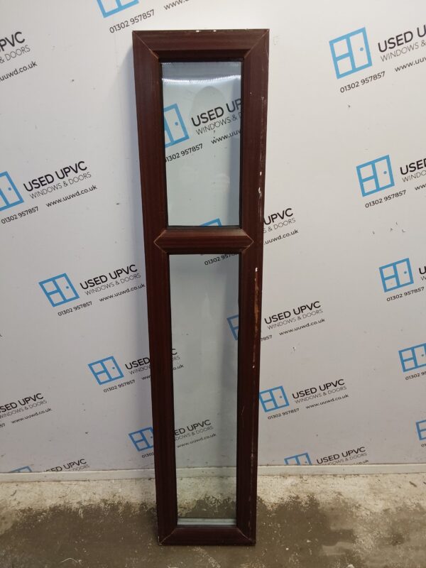 Used Woodgrain Upvc Window 320mm x 1520mm C4W078