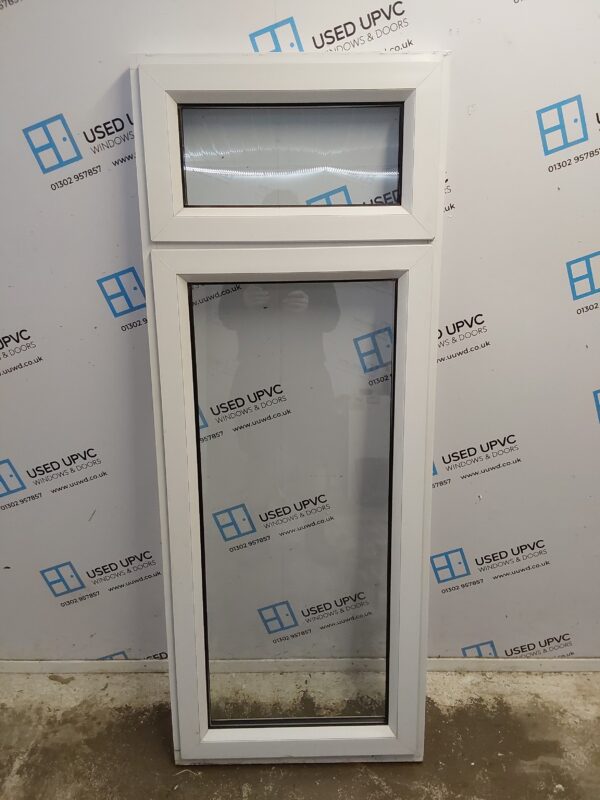 Used White Upvc Window 615mm x 1605mm (Reduce To 1590mm) C4W079