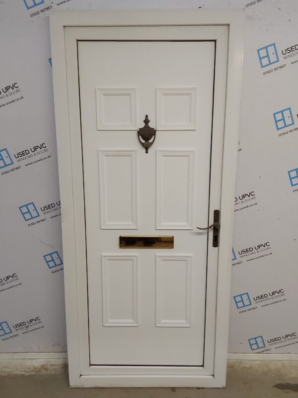 Used White Upvc Front Door 920mm x 2045mm C7D035