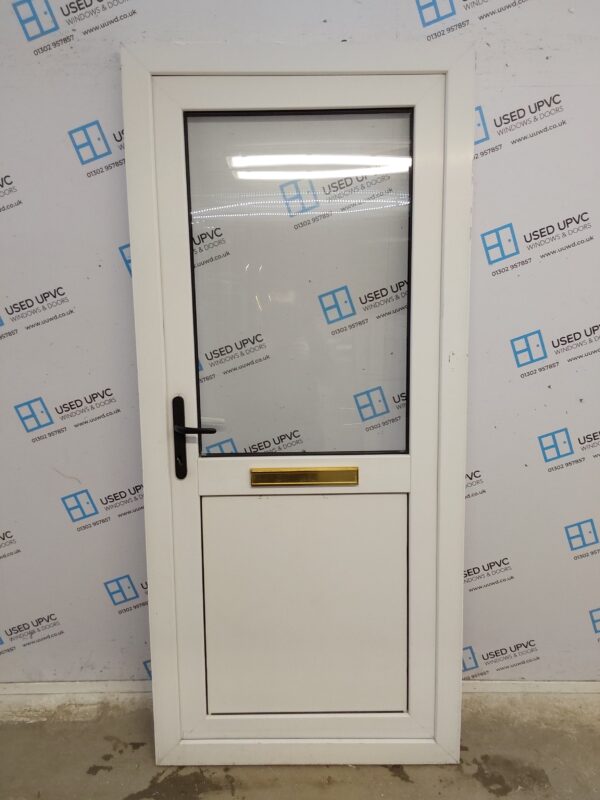 Used White Upvc Front Door 920mm x 2055mm 0770