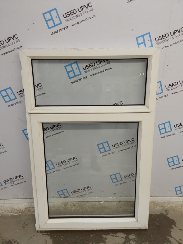 Used White Upvc Window 875mm x 1345mm LW0090