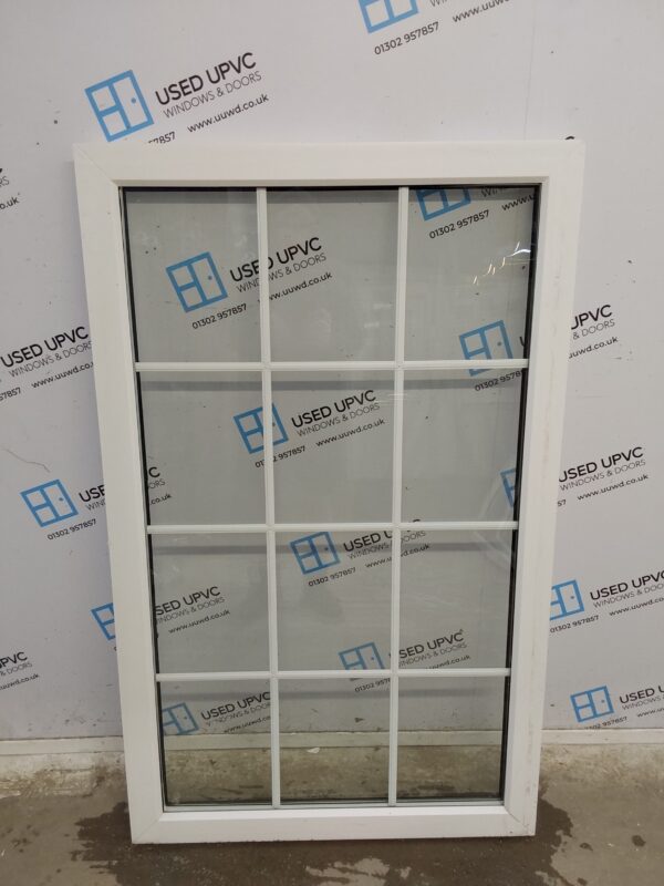 Used White Upvc Window 895mm x 1450mm LW0092