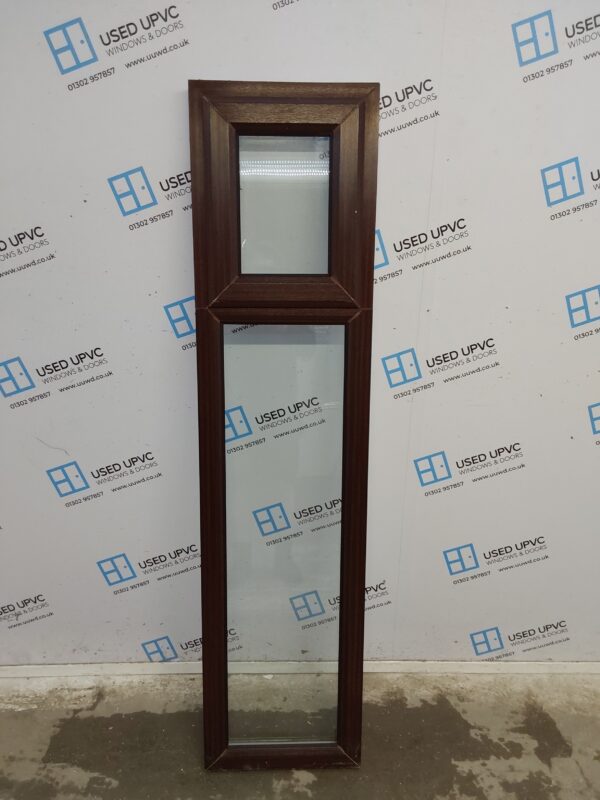 Used Woodgrain Upvc Window 430mm x 1760mm W0037